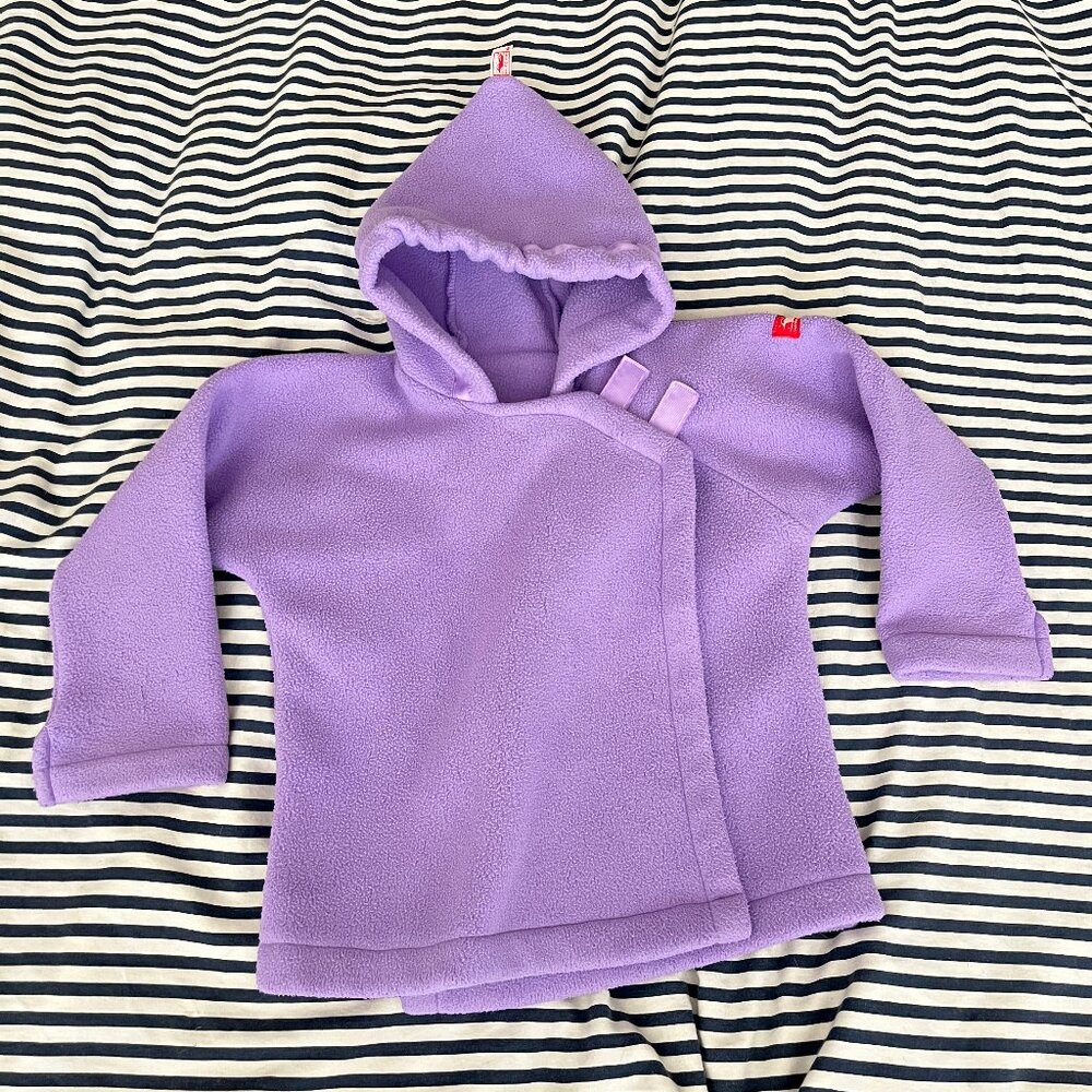 Widgeon fleece jacket/coat purple 4T